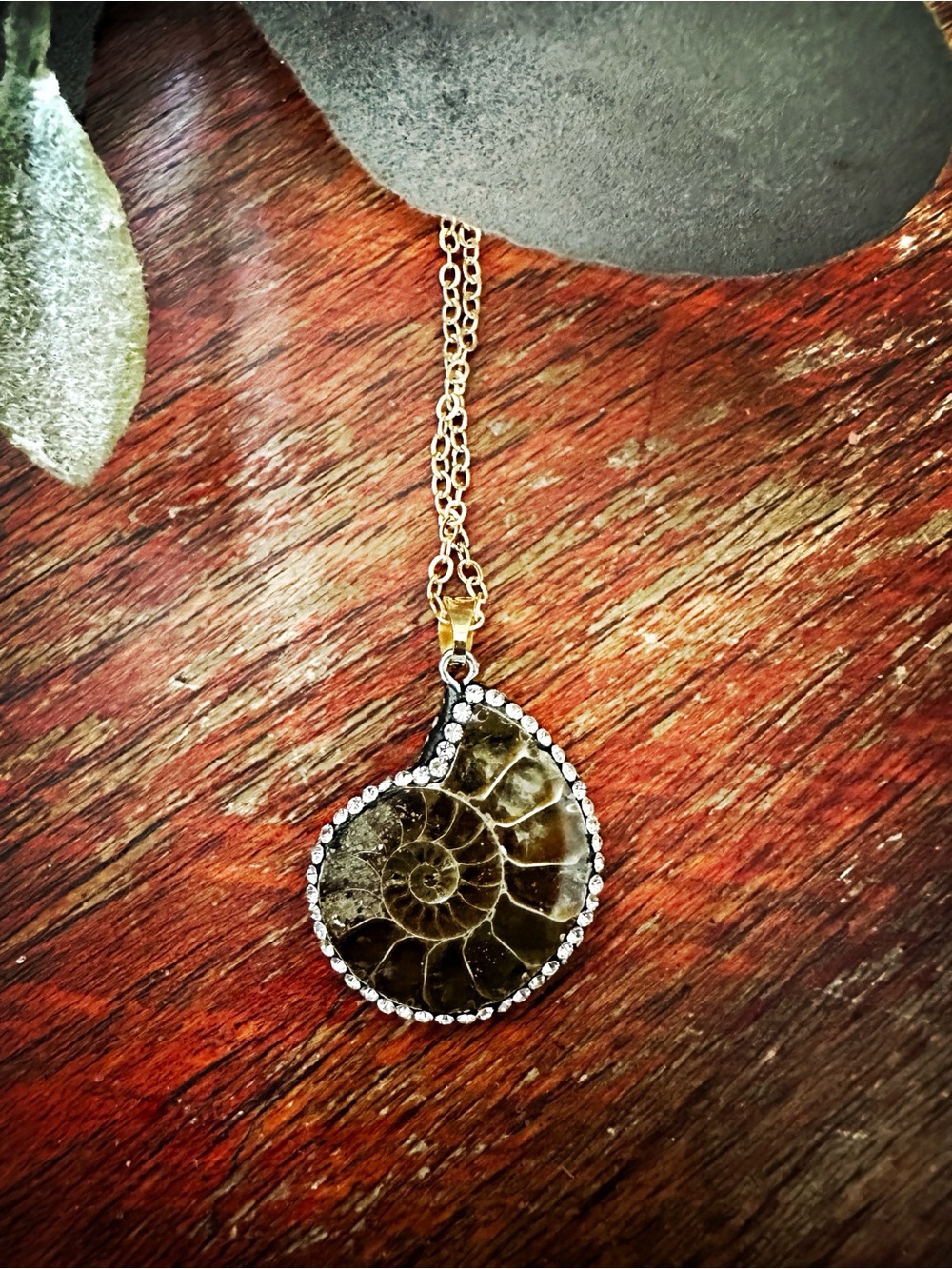Fossil Pendant Necklace